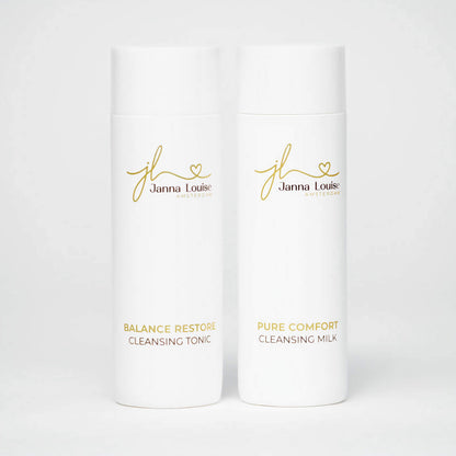 DUO - Cleansing Tonic + Cleansing Milk - voor Gevoelige Huid en Diepe Reiniging